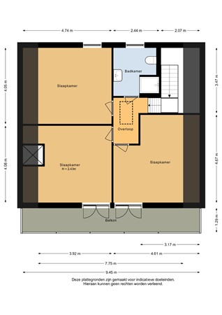 Floorplan - Dassenhei 4, 5685 HW Best